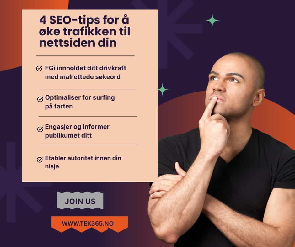 Teknisk ytelse og SEO: Sikre at nettsiden fungerer optimalt